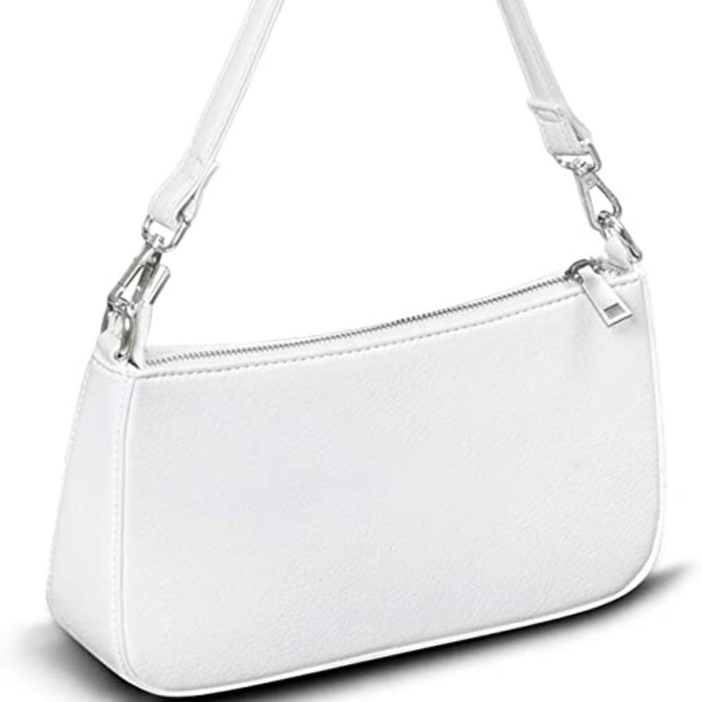 Apperloth Small Shoulder Bag with Zipper Closure Retro Classic Clutch Croc Tote